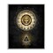Stupell Industries Astral Symbols & Sun Framed Giclee Wall Art Design by Oliver Jeffries